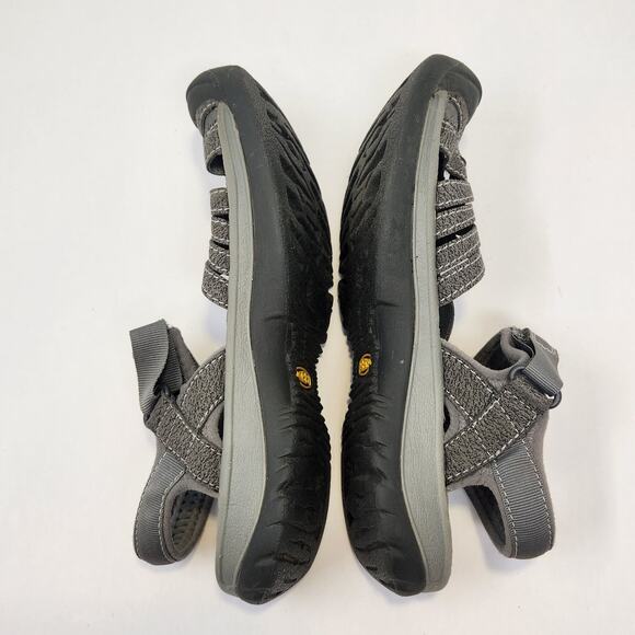 Keen Rose Sandal Gray Ankle Strap Outdoor Hiking Shoes Women Size 7 Toe Bumper - Picture 7 of 8